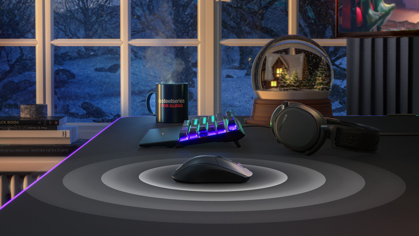 Steelseries Rival 3 Wireless datormöss Spela högerhand Trådlös RF + Bluetooth Optisk 18000 DPI