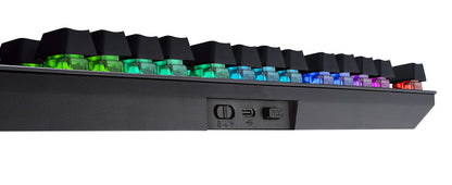 ASUS ROG Strix Scope RX TKL Wireless Deluxe tangentbord Spela USB + RF Wireless + Bluetooth AZERTY Fransk Svart
