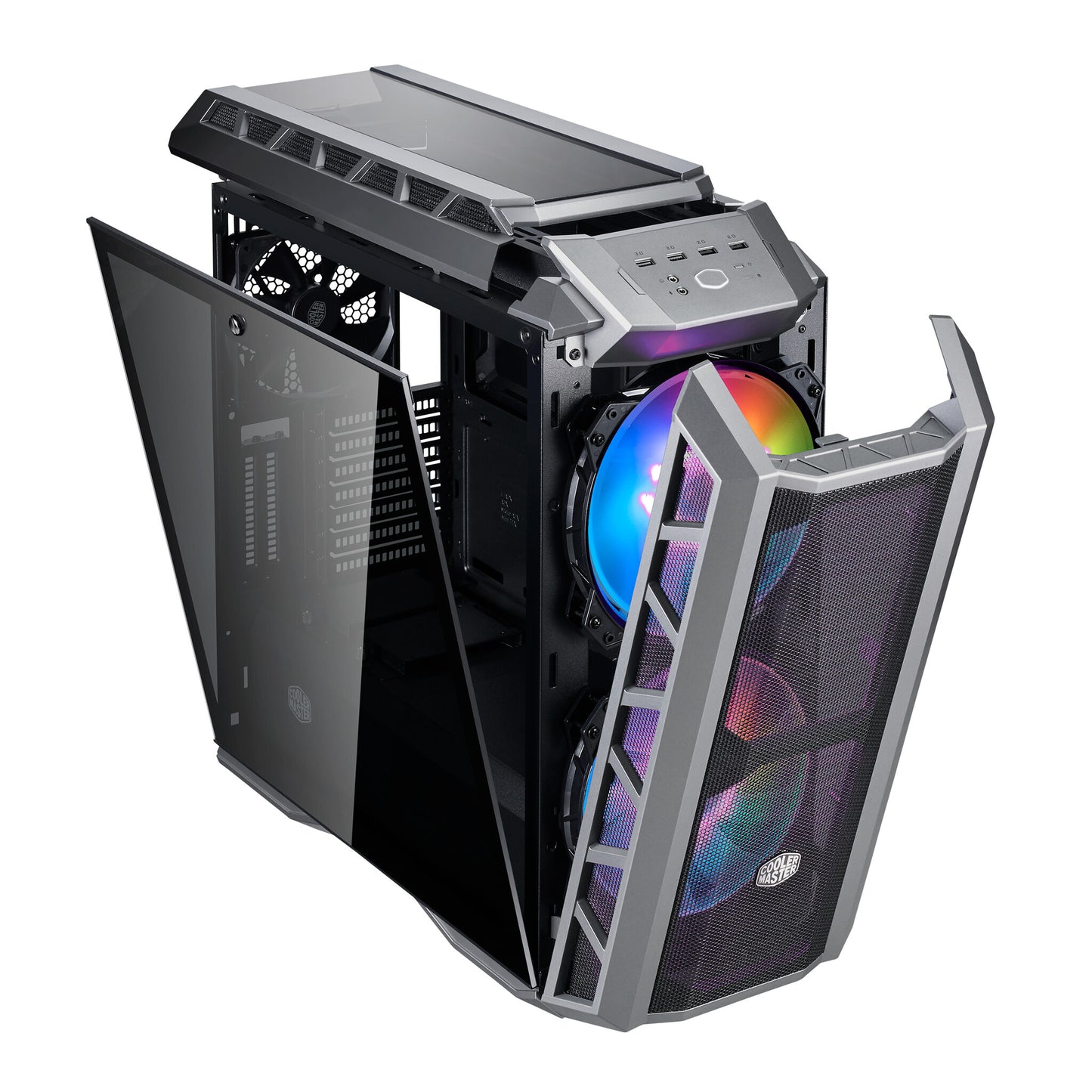 Cooler Master MasterCase H500P Mesh ARGB Midi Tower Grå