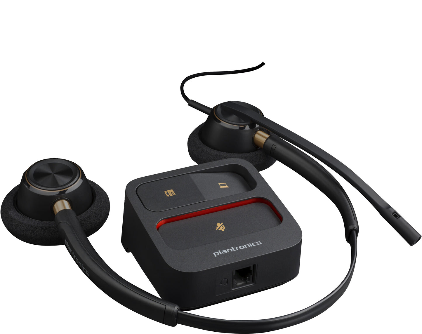 Poly EncorePro 520 Binaural Headset +Quick Disconnect