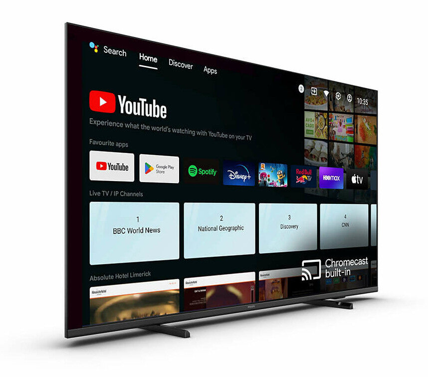 Philips 55HFL4518U/12 Tv-apparat för hotell 139,7 cm (55") 4K Ultra HD 350 cd/m² Smart-TV Svart 20 W