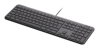 Logitech Signature Slim Wired K620 for Business tangentbord Universal USB QWERTY Amerikanskt internationellt grafit