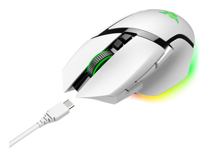 Razer Basilisk V3 Pro datormöss Spela högerhand RF Wireless + Bluetooth + USB Type-C Optisk 30000 DPI