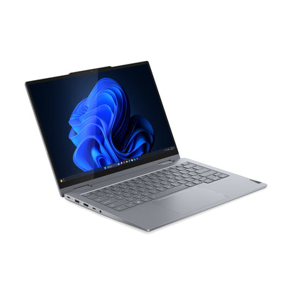 Lenovo ThinkBook 14 2-in-1 G5 IAU Intel Core Ultra 5 225U Hybrid (2-i-1) 35,6 cm (14") Pekskärm WUXGA 16 GB DDR5-SDRAM 512 GB SSD Wi-Fi 6E (802.11ax) Windows 11 Pro Nordic Grå