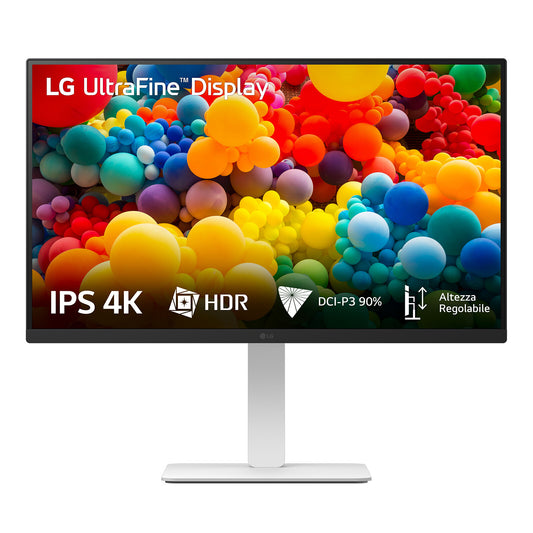 LG 27US550-W platta pc-skärmar 68,6 cm (27") 3840 x 2160 pixlar 4K Ultra HD LCD Vit