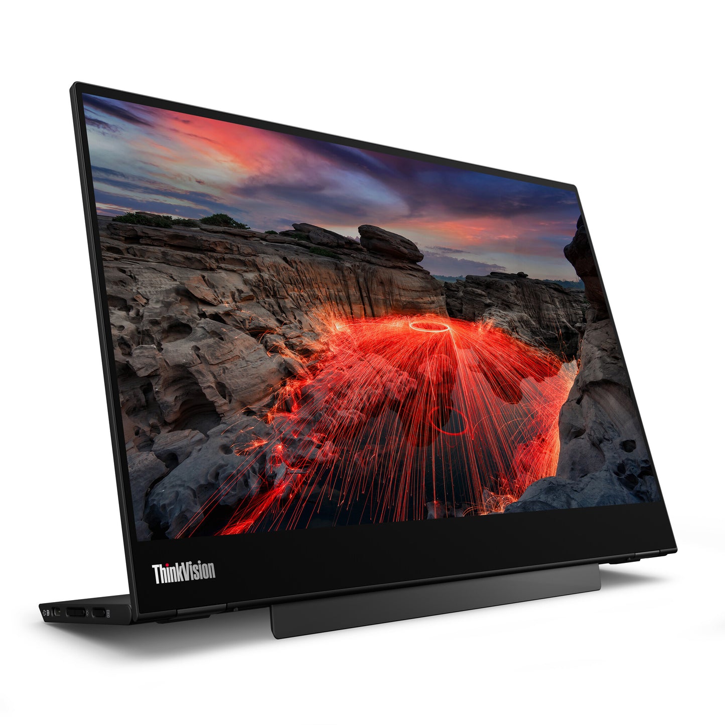 Lenovo ThinkVision M14t Gen 2 LED display 35,6 cm (14") 2240 x 1400 pixlar 2.2K Pekskärm Svart
