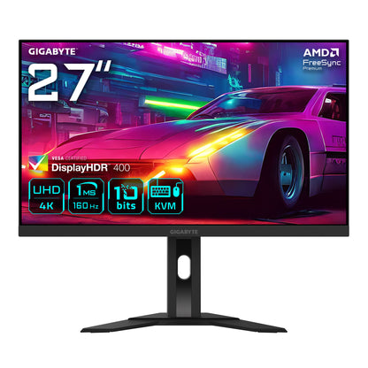 GIGABYTE M27UA platta pc-skärmar 68,6 cm (27") 3840 x 2160 pixlar 4K Ultra HD LED Svart