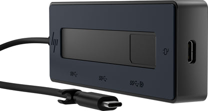 HP 4K USB-C-hubb med flera portar