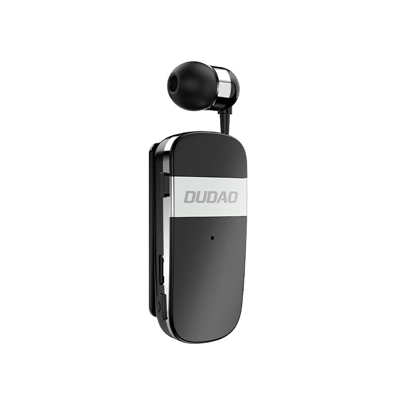 DUDAO GU9 Extendable Wiring Bluetooth Earphone Hörlurar Trådlös I öra Samtal/musik Svart