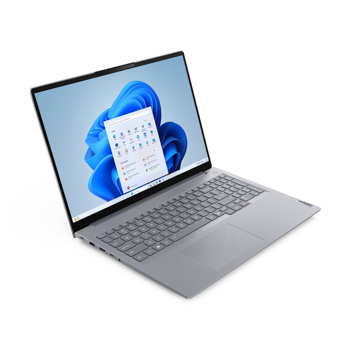 Lenovo ThinkBook 16 G8 IAL Intel Core Ultra 5 225U Bärbar dator 40,6 cm (16") WUXGA 32 GB DDR5-SDRAM 512 GB SSD Wi-Fi 6E (802.11ax) Windows 11 Pro tyska Grå