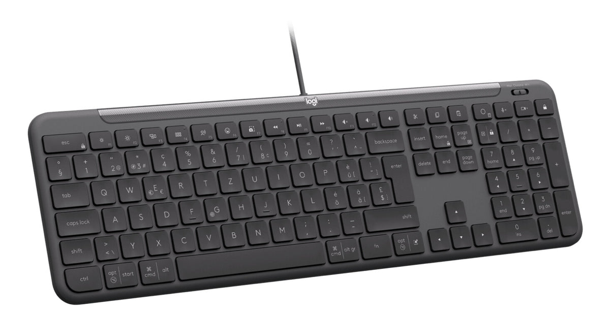Logitech Signature Slim Wired K620 for Business tangentbord Universal USB QWERTY Amerikanskt internationellt grafit