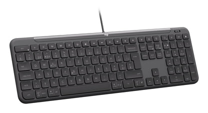 Logitech Signature Slim Wired K620 for Business tangentbord Universal USB QWERTY Amerikanskt internationellt grafit