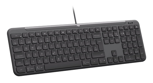 Logitech Signature Slim Wired K620 for Business tangentbord Universal USB QWERTY Amerikanskt internationellt grafit