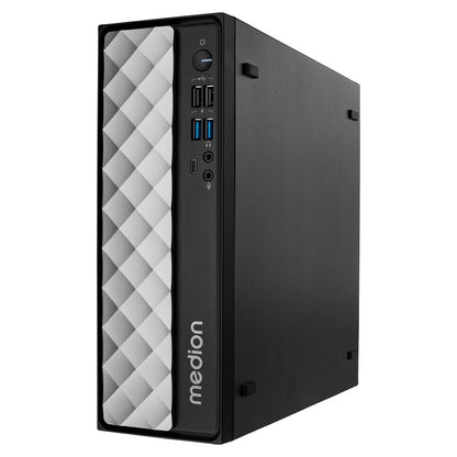 MEDION T80 MINI PC Intel® Core™ i5 i5-12450H 16 GB DDR4-SDRAM 512 GB SSD Mini-PC Svart, Grå