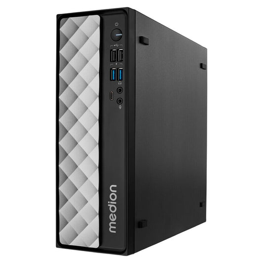 MEDION T80 MINI PC Intel® Core™ i5 i5-12450H 16 GB DDR4-SDRAM 512 GB SSD Mini-PC Svart, Grå