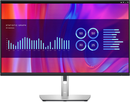 DELL P Series P3223DE LED display 80 cm (31.5") 2560 x 1440 pixlar Quad HD LCD Svart