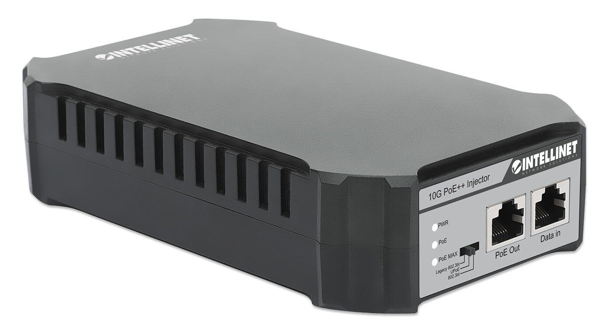 Intellinet 561945 PoE-adapters 10 Gigabit Ethernet, Gigabit Ethernet