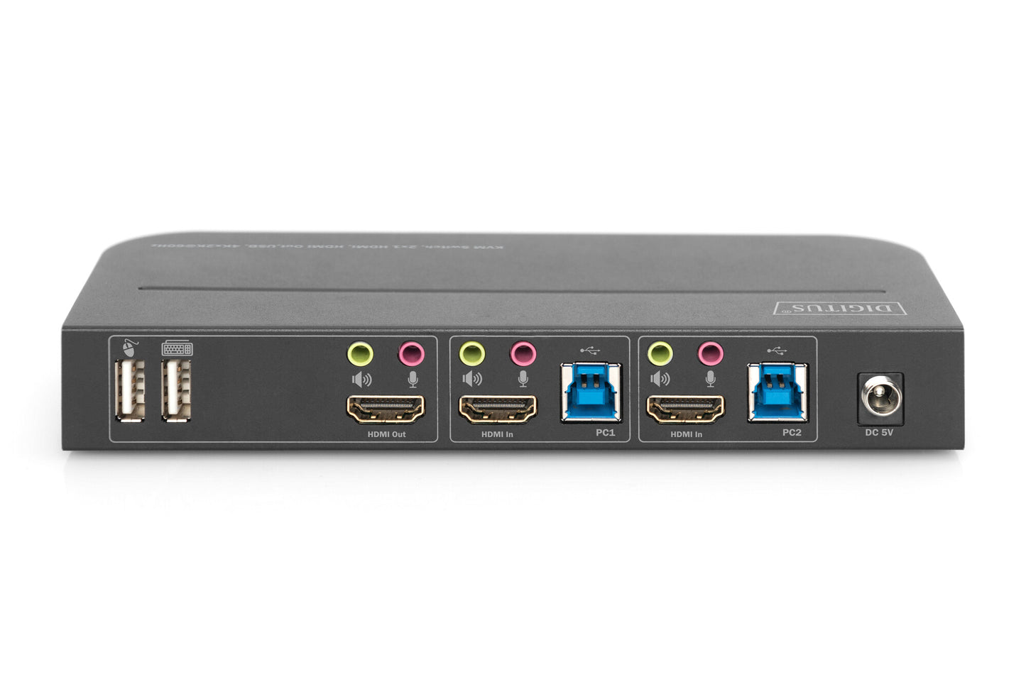 Digitus DS-12874 KVM-switchar Svart