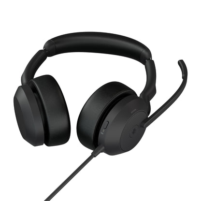 Jabra Evolve2 50 Headset Kabel & Trådlös Huvudband Kontor/callcenter USB Type-A Bluetooth Svart