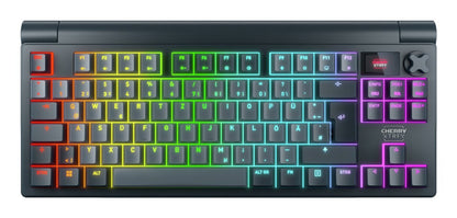 CHERRY XTRFY MX 8.3 TKL Wireless tangentbord Spela USB + RF Wireless + Bluetooth QWERTZ tyska Grå