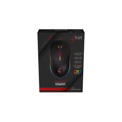 MediaRange MRGS201 datormöss Spela högerhand USB Type-A Optisk 4000 DPI