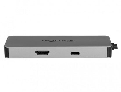 DeLOCK 87743 dockningsstationer för bärbara datorer USB 3.2 Gen 1 (3.1 Gen 1) Type-C Grå