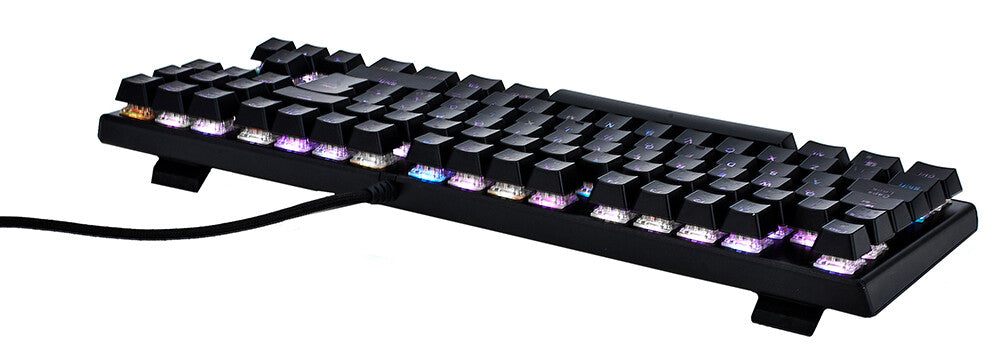 Voxicon Gr8-10 tangentbord Spela USB QWERTY Nordic Svart