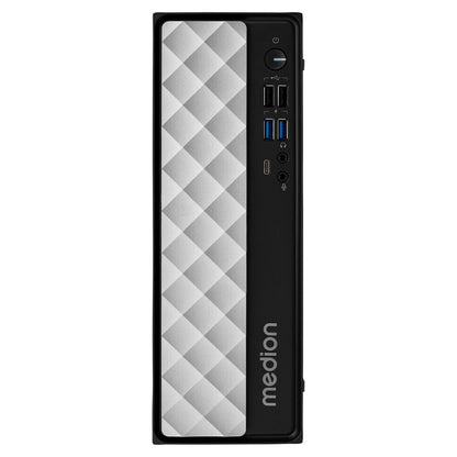 MEDION T80 MINI PC Intel® Core™ i5 i5-12450H 16 GB DDR4-SDRAM 512 GB SSD Mini-PC Svart, Grå