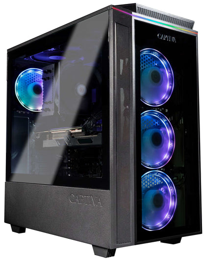 CAPTIVA Highend Gaming R88-669 AMD Ryzen™ 7 9800X3D 32 GB DDR5-SDRAM 2 TB SSD AMD Radeon RX 9070 XT Windows 11 Home Midi Tower PC Svart