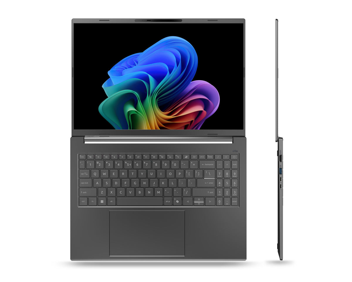 Acer Aspire 16 AI A16-61M-R473 Copilot+ PC AMD Ryzen AI 5 330 Bärbar dator 40,6 cm (16") WUXGA+ 16 GB LPDDR5x-SDRAM 512 GB SSD Wi-Fi 6E (802.11ax) Windows 11 Home tyska Grå