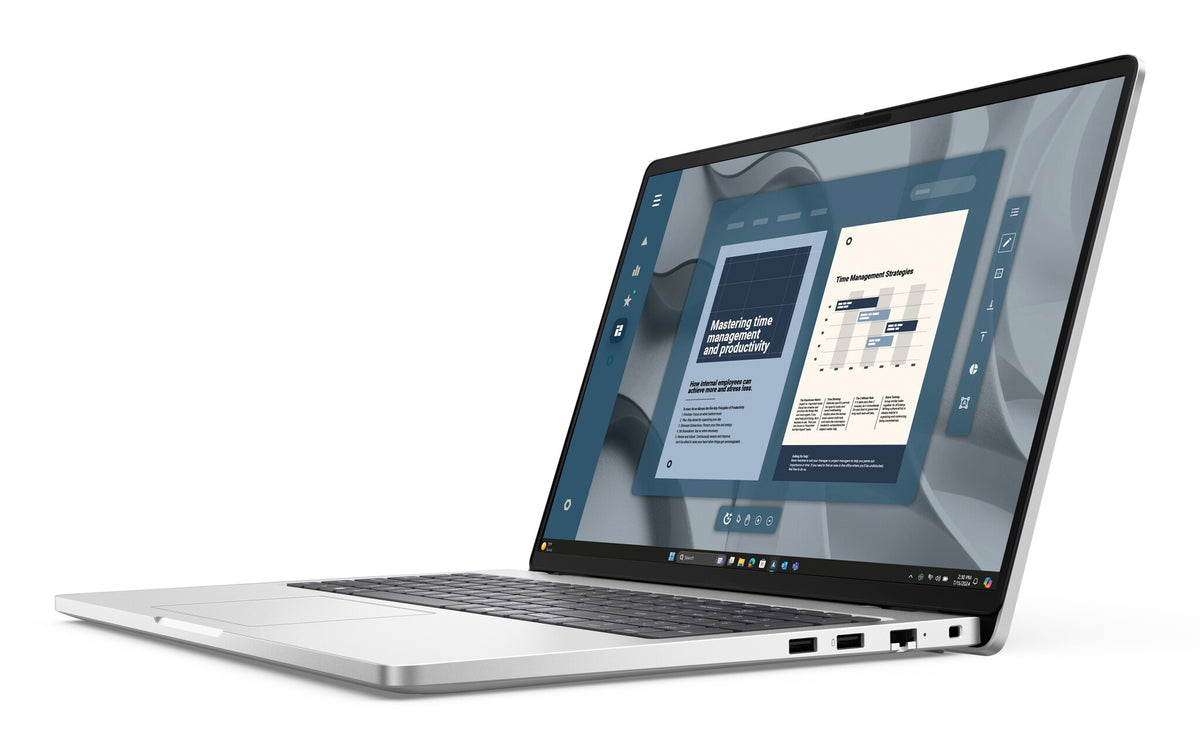 DELL Pro 16 PC16255 Copilot+ PC AMD Ryzen AI 7 PRO 350 Bärbar dator 40,6 cm (16") Full HD+ 16 GB DDR5-SDRAM 512 GB SSD Wi-Fi 6E (802.11ax) Windows 11 Pro tyska Platina