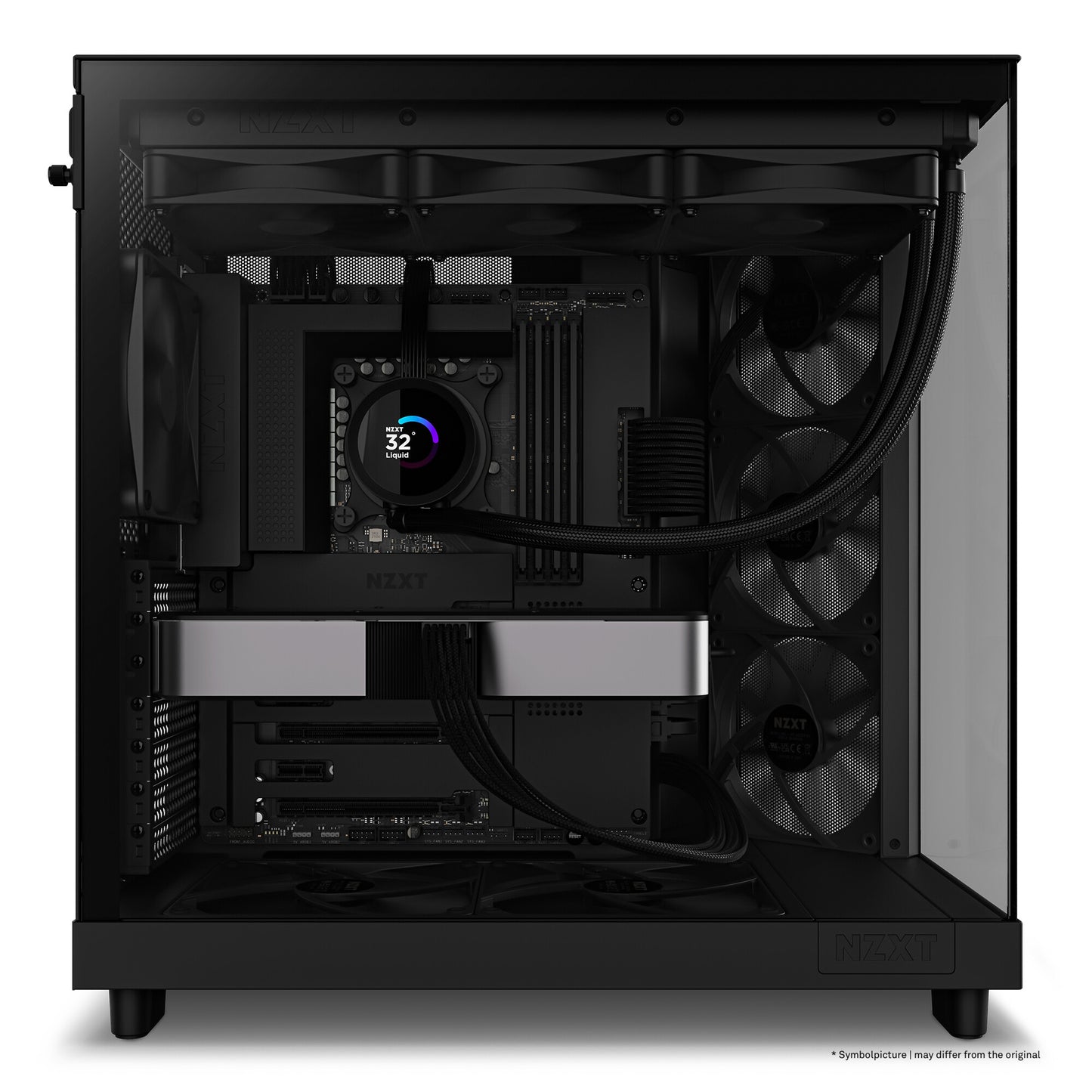 NZXT H6 Flow Midi Tower Svart