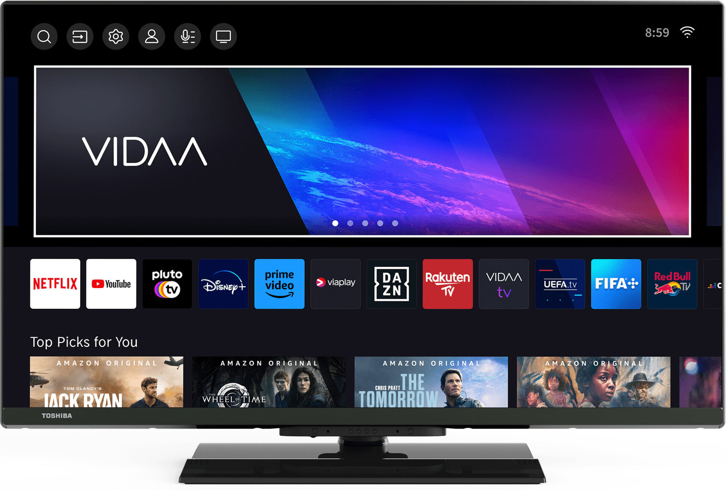 Toshiba 32LV3E63DG TV-apparat 81,3 cm (32") Full HD Smart-TV Svart 250 cd/m²