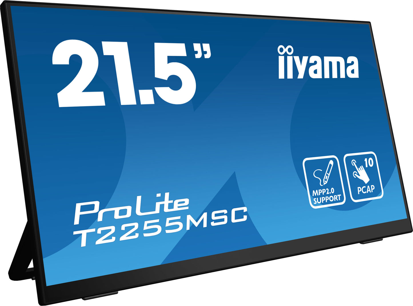 iiyama ProLite T2255MSC-B1 platta pc-skärmar 54,6 cm (21.5") 1920 x 1080 pixlar Full HD LCD Pekskärm Svart