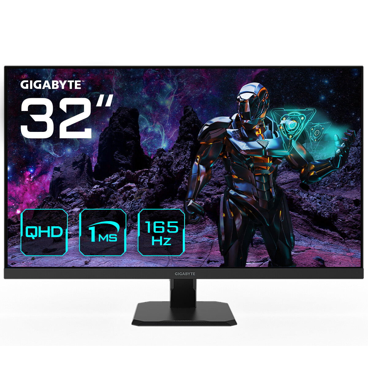 GIGABYTE GS32Q platta pc-skärmar 80 cm (31.5") 2560 x 1440 pixlar Quad HD Svart