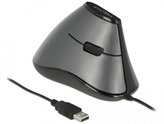 DeLOCK 12527 datormöss Kontor högerhand USB Type-A Optisk 800 DPI
