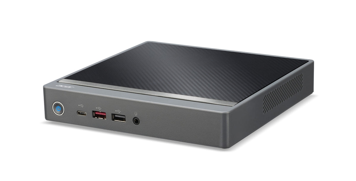 Acer Veriton 2000 Mini N2595GT Intel Core 3 100U 8 GB DDR5-SDRAM 256 GB SSD Windows 11 Pro Mini PC Mini-PC Svart