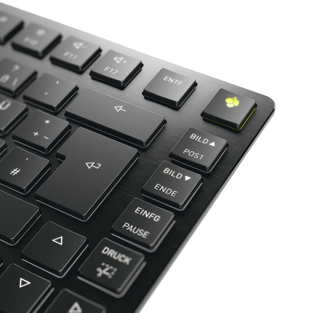 CHERRY KW X ULP 2.0 MINI tangentbord Hem / Kontor USB + RF Wireless + Bluetooth QWERTZ tyska Svart