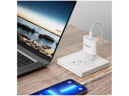 Laddsladd adapter 20W (1m USB-C till USB-C) Vit