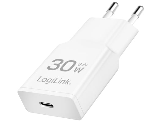 Logilink-adapter GaN 30Watt 1xUSB-C Vit