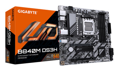GIGABYTE B840M DS3H moderkort AMD B840 AM5-sockel micro ATX