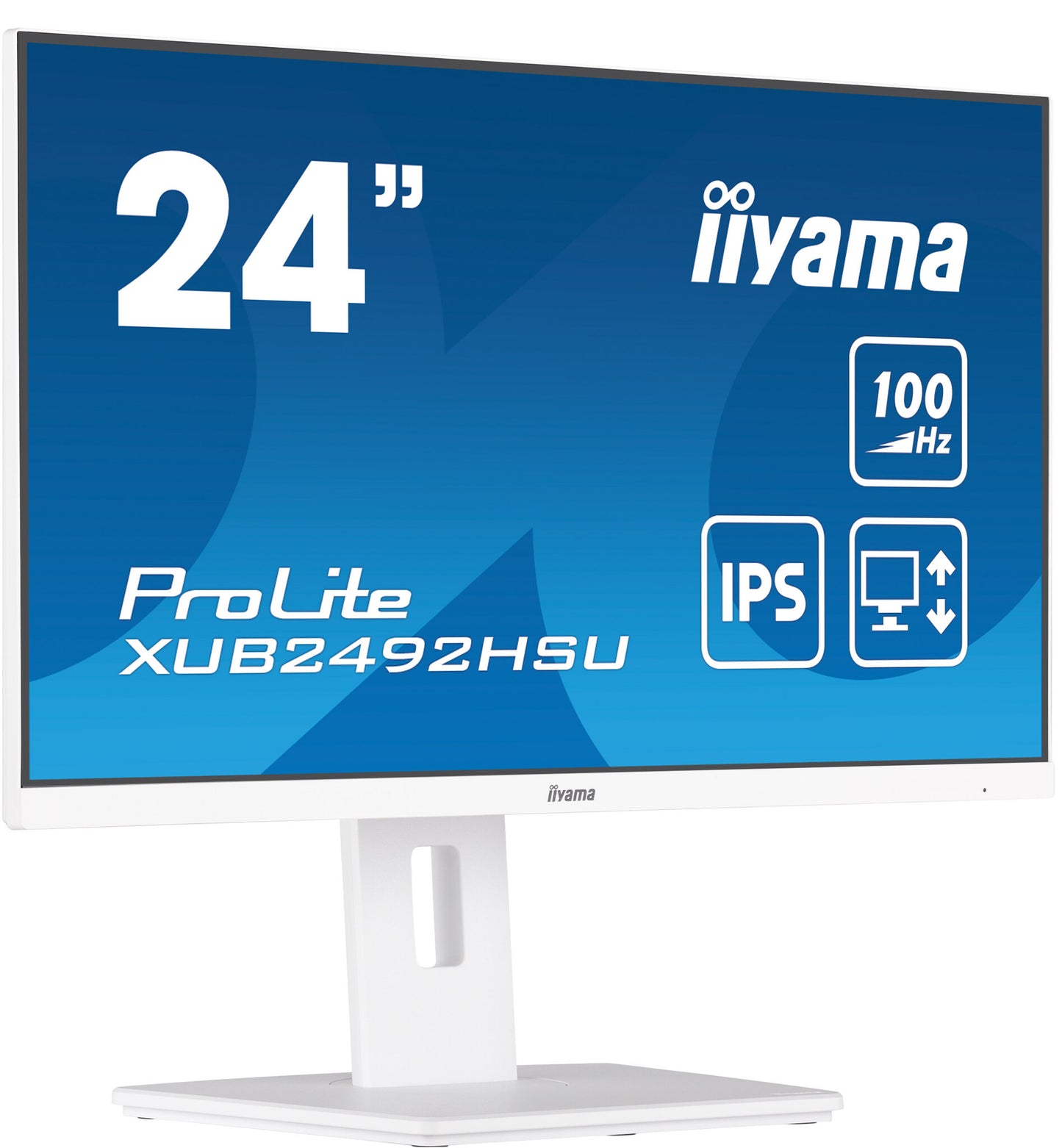 iiyama XUB2492HSU-W6 platta pc-skärmar 60,5 cm (23.8") 1920 x 1080 pixlar Full HD LED Vit