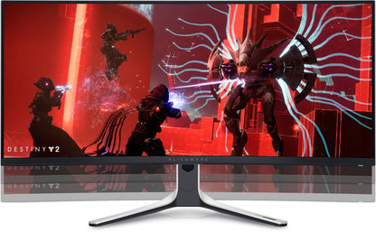 Alienware AW3423DW LED display 86,8 cm (34.2") 3440 x 1440 pixlar Quad HD OLED Vit, Svart