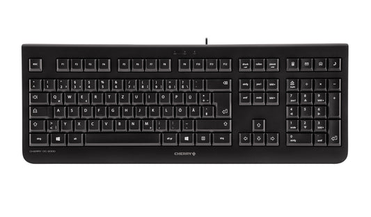 CHERRY DC 2000 tangentbord Mus inkluderad Kontor USB QWERTY Nordic Svart