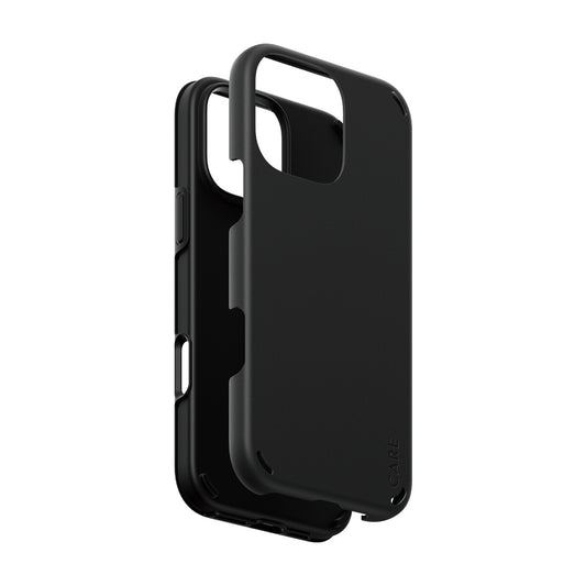 PanzerGlass CARE by ® Feature Case Double Defense Black iPhone 16 Pro Max mobiltelefonfodral Omslag Svart