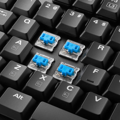Sharkoon PureWriter RGB tangentbord Spela USB AZERTY Fransk Svart