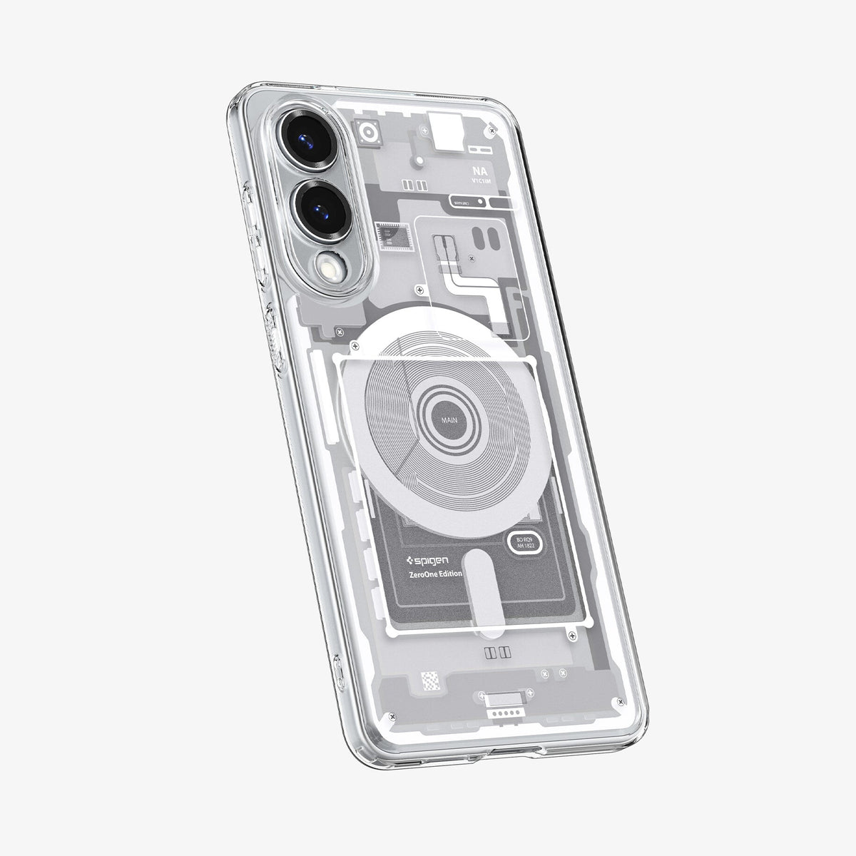 Spigen Ultra Hybrid Zero One (MagFit) mobiltelefonfodral 17 cm (6.7") Omslag Vit