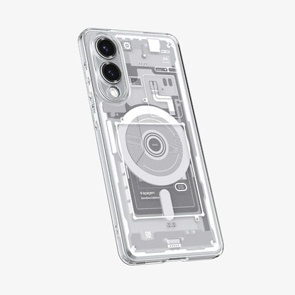 Spigen Ultra Hybrid Zero One (MagFit) mobiltelefonfodral 17 cm (6.7") Omslag Vit