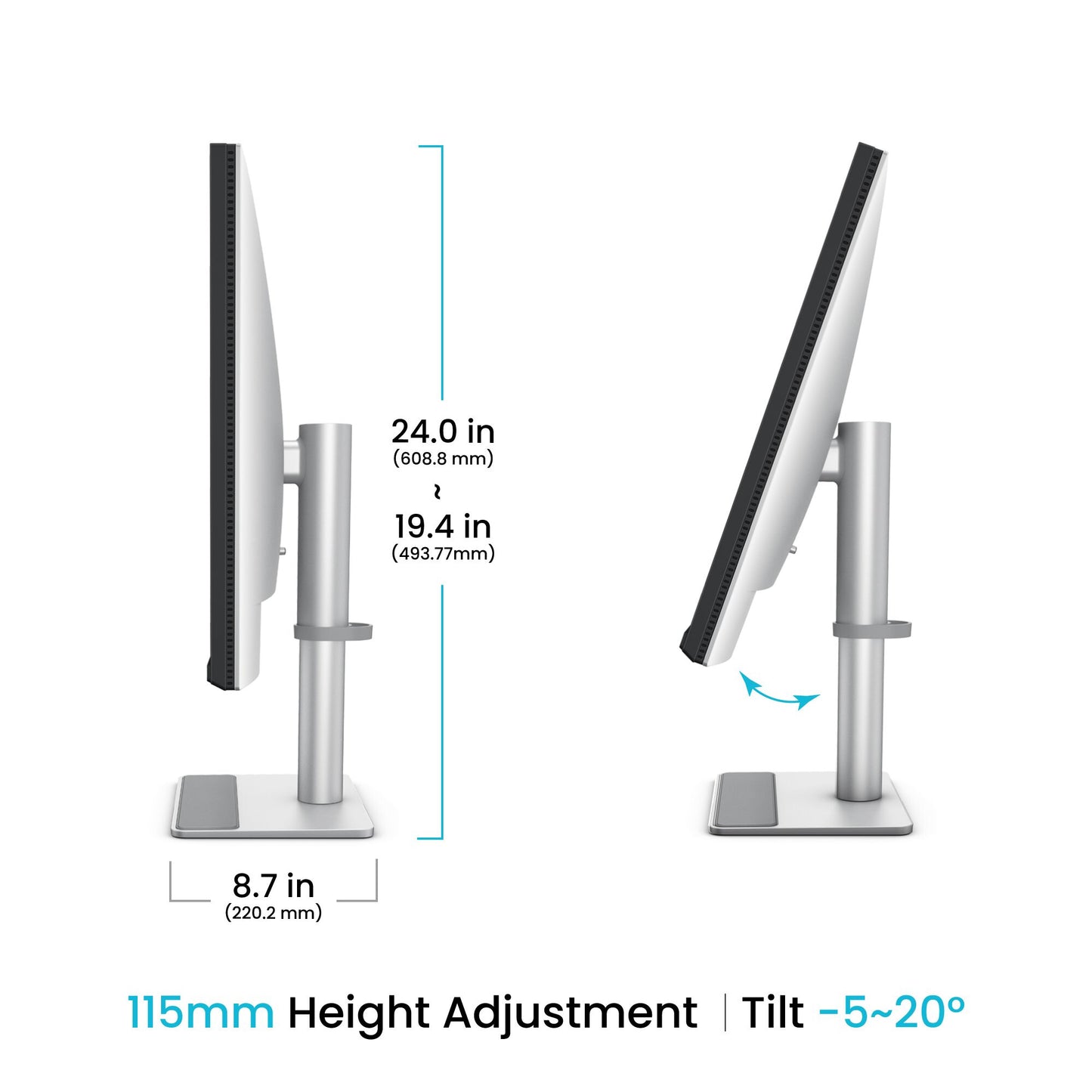 BenQ MA320U platta pc-skärmar 80 cm (31.5") 3840 x 2160 pixlar 4K Ultra HD Vit
