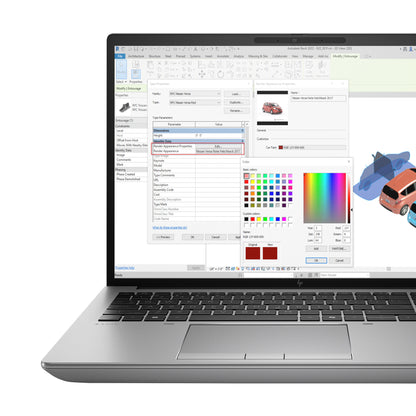 HP ZBook Fury 16 G11 Intel® Core™ i9 i9-14900HX Mobil arbetsstation 40,6 cm (16") WUXGA 64 GB DDR5-SDRAM 1 TB SSD NVIDIA RTX 3500 Ada Wi-Fi 7 (802.11be) Windows 11 Pro AI PC, AI Workstation Grå